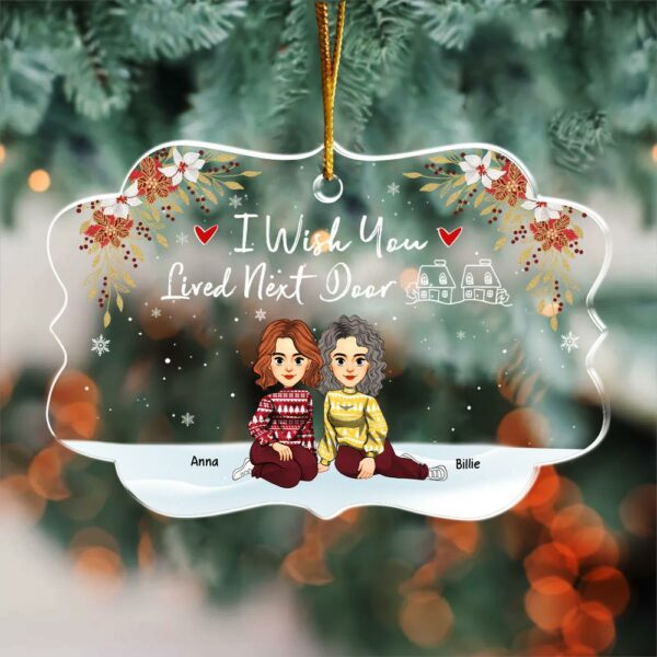 Let The Good Times Roll - Bestie Personalized Custom Ornament - Christmas Gift For Best Friends, BFF, Sisters Vr4 - Image 2