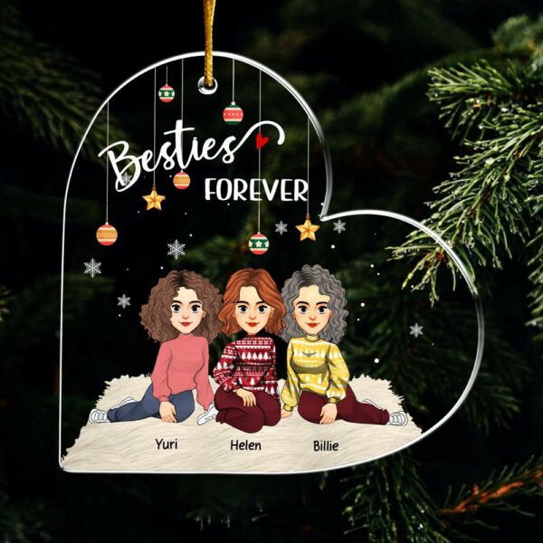 Let The Good Times Roll - Bestie Personalized Custom Ornament - Christmas Gift For Best Friends, BFF, Sisters Vr5 - Image 6