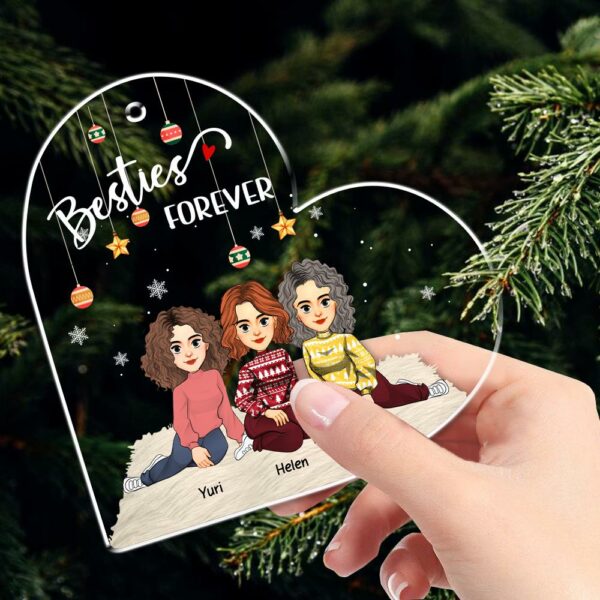 Let The Good Times Roll - Bestie Personalized Custom Ornament - Christmas Gift For Best Friends, BFF, Sisters Vr5 - Image 7
