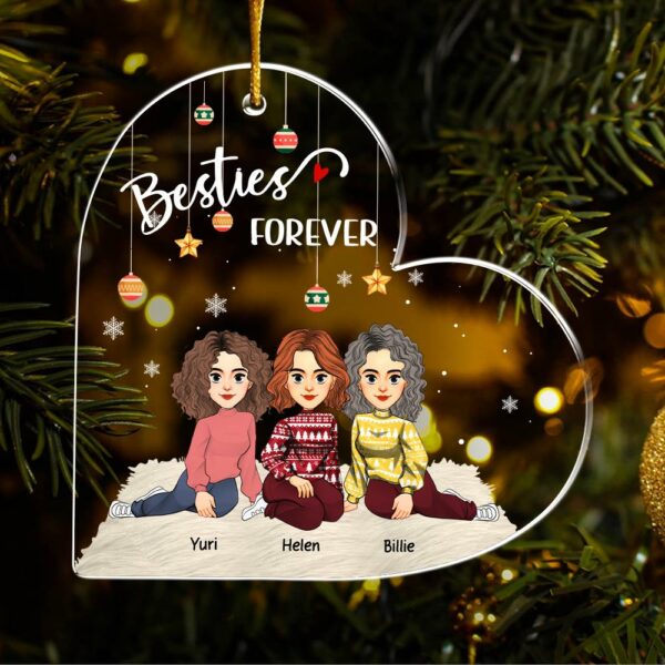 Let The Good Times Roll - Bestie Personalized Custom Ornament - Christmas Gift For Best Friends, BFF, Sisters Vr5 - Image 4