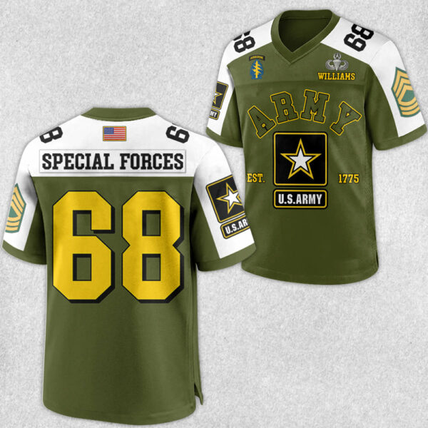 Limited Football Jersey Custom For US Military Veteran Dad Grandpa H2511 - Image 4