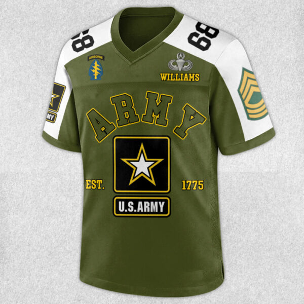 Limited Football Jersey Custom For US Military Veteran Dad Grandpa H2511 - Image 3