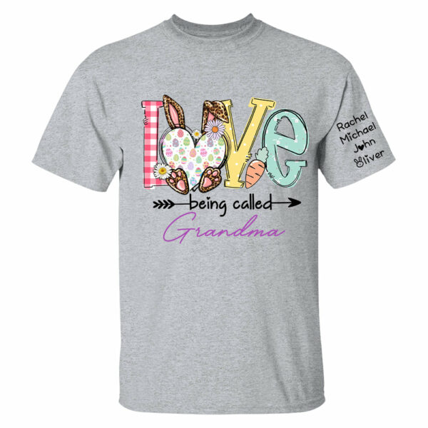Love Being Called Grandma - Personalized Shirt For Grandma, Easter Day Shirt - Image 2