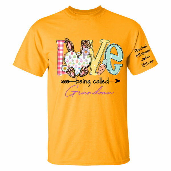 Love Being Called Grandma - Personalized Shirt For Grandma, Easter Day Shirt - Image 10