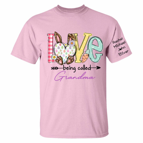 Love Being Called Grandma - Personalized Shirt For Grandma, Easter Day Shirt - Image 9