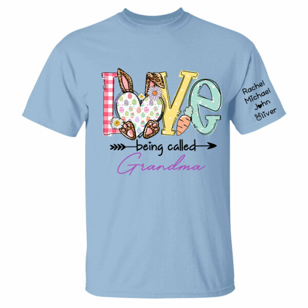 Love Being Called Grandma - Personalized Shirt For Grandma, Easter Day Shirt - Image 3