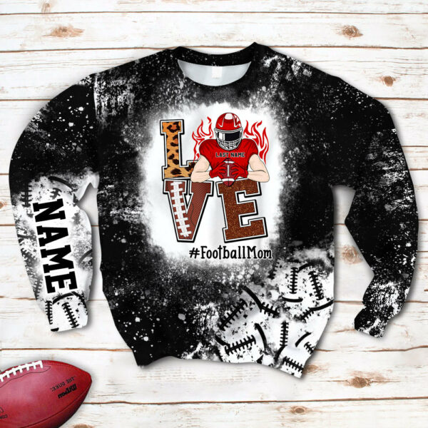 Love Football Bleach All Over Print Shirt Custom Shirt Gift For Football Player Football Lovers H2511 - Image 13