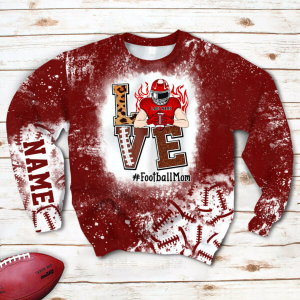 Love Football Bleach All Over Print Shirt Custom Shirt Gift For Football Player Football Lovers H2511 - Image 14