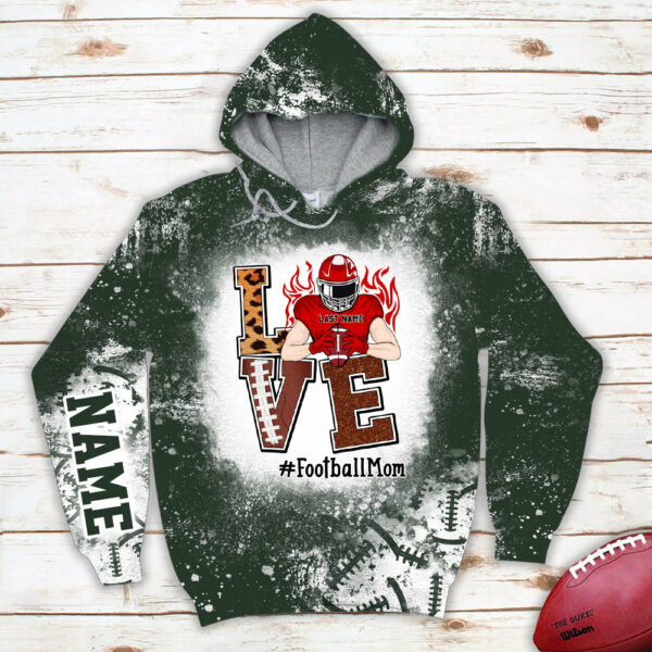 Love Football Bleach All Over Print Shirt Custom Shirt Gift For Football Player Football Lovers H2511 - Image 4