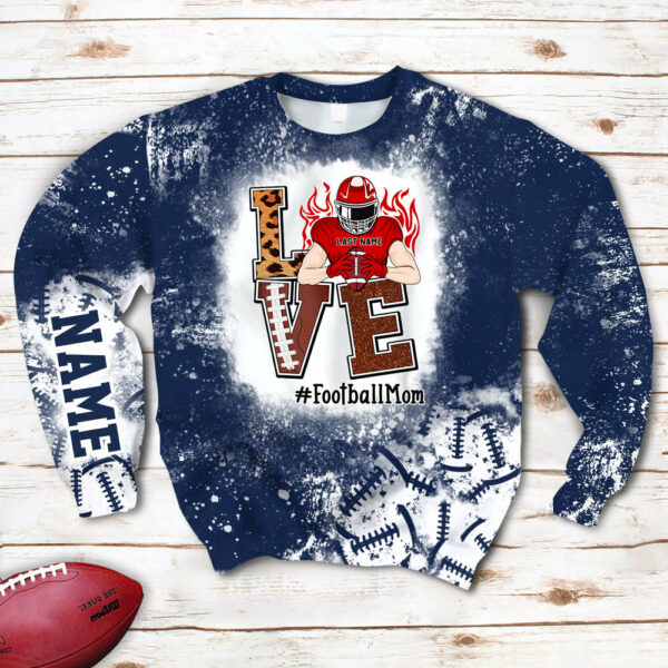 Love Football Bleach All Over Print Shirt Custom Shirt Gift For Football Player Football Lovers H2511 - Image 11