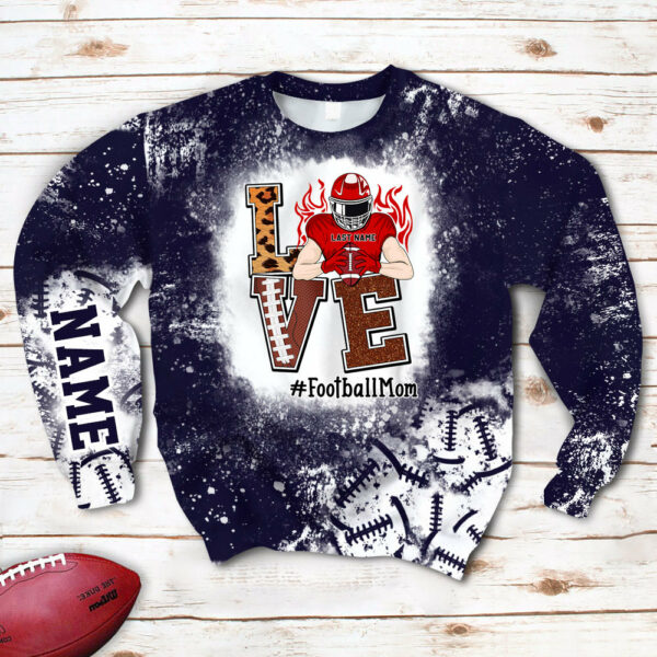 Love Football Bleach All Over Print Shirt Custom Shirt Gift For Football Player Football Lovers H2511 - Image 12