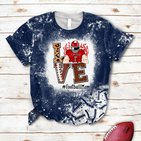 Love Football Bleach All Over Print Shirt Custom Shirt Gift For Football Player Football Lovers H2511 - Image 8