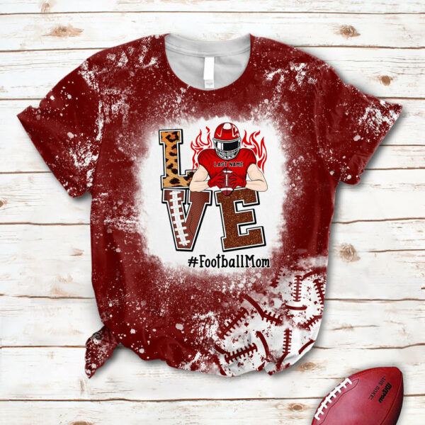 Love Football Bleach All Over Print Shirt Custom Shirt Gift For Football Player Football Lovers H2511 - Image 9