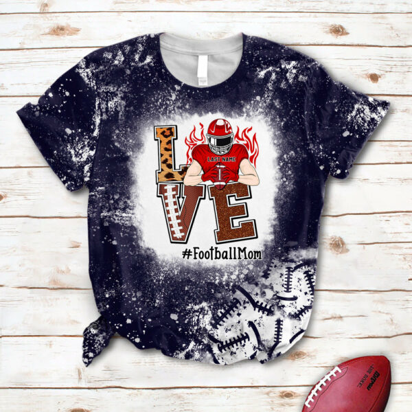 Love Football Bleach All Over Print Shirt Custom Shirt Gift For Football Player Football Lovers H2511 - Image 7
