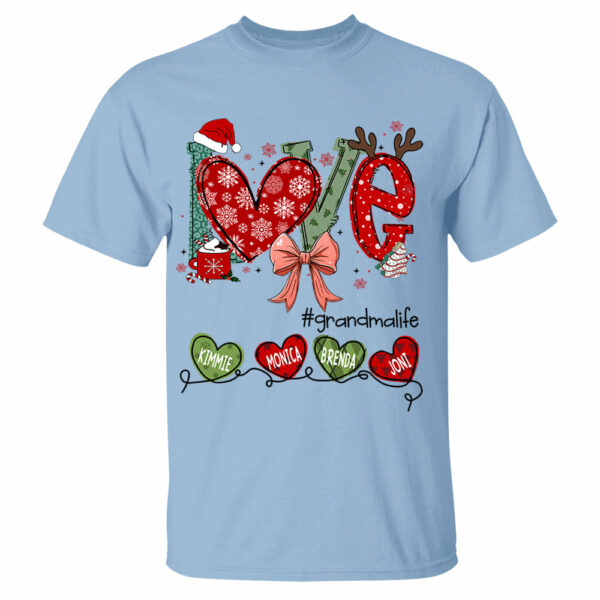 Love Grandma Life Christmas Custom Shirt - Image 6