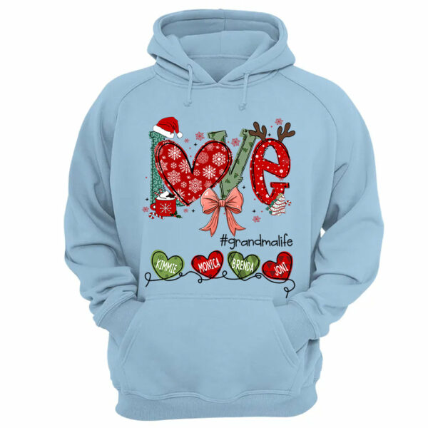 Love Grandma Life Christmas Custom Shirt - Image 12