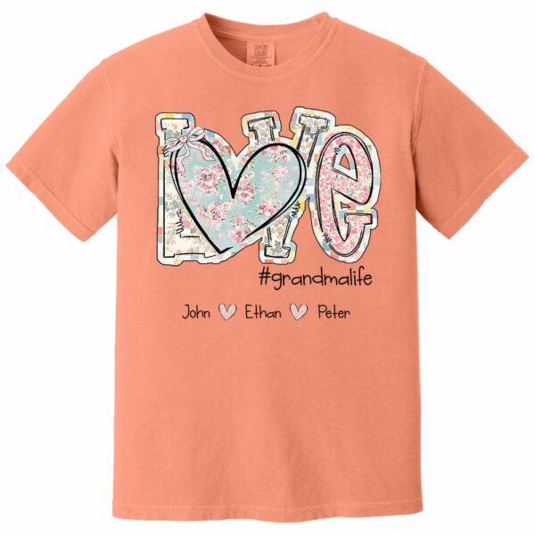Love Grandmalife - Custom Nickname & Kid Names Vintage Floral Shirt For Mother's Day NA04 - Image 13