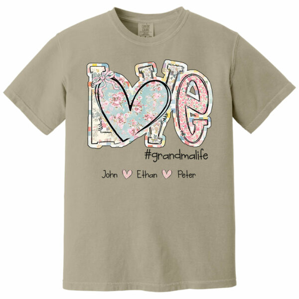 Love Grandmalife - Custom Nickname & Kid Names Vintage Floral Shirt For Mother's Day NA04 - Image 14