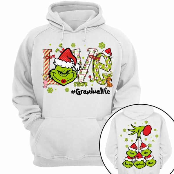 Love Grandmalife - Personalized Nana Mimi Gigi Funny Shirt - Custom Kid Names NA04 - Image 4