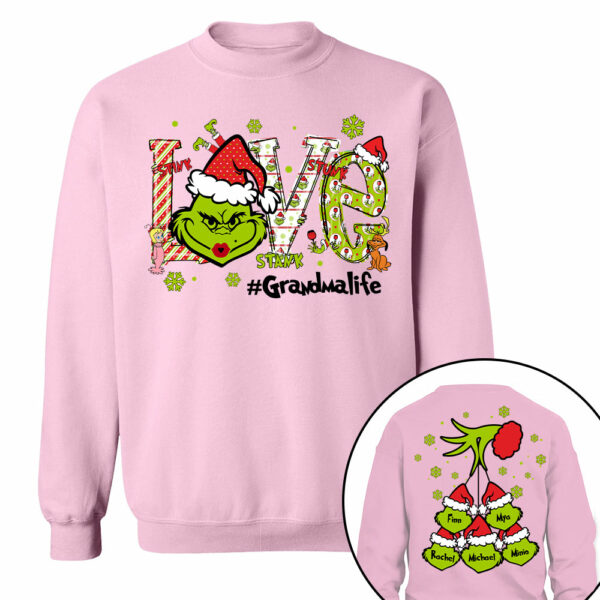 Love Grandmalife - Personalized Nana Mimi Gigi Funny Shirt - Custom Kid Names NA04 - Image 6