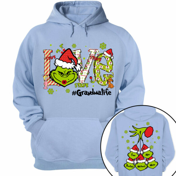 Love Grandmalife - Personalized Nana Mimi Gigi Funny Shirt - Custom Kid Names NA04 - Image 10