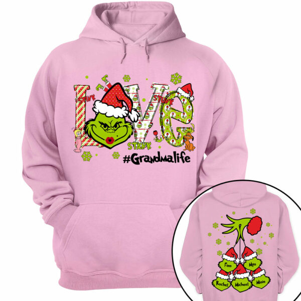 Love Grandmalife - Personalized Nana Mimi Gigi Funny Shirt - Custom Kid Names NA04 - Image 7
