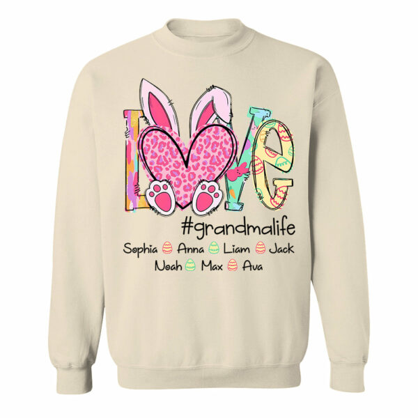 Love Grandmalife - Personalized Shirt For Nana Mimi Gigi - Cute Family Gifts Easter NA04 - Image 10
