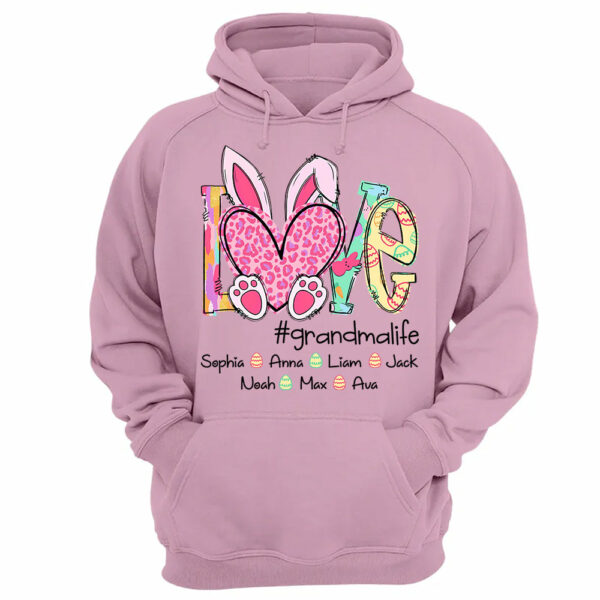 Love Grandmalife - Personalized Shirt For Nana Mimi Gigi - Cute Family Gifts Easter NA04 - Image 13