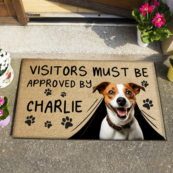 Lovely Funny House Gifts For Pet Lovers - Custom Pet Photos - Personalized Doormat NA04 - Image 3