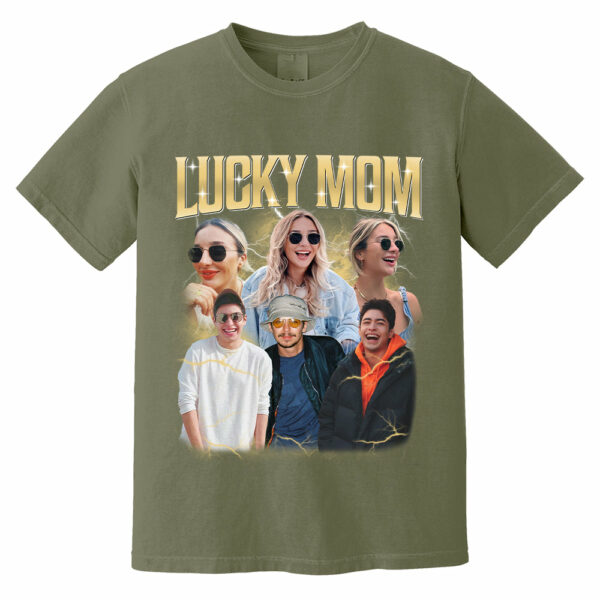 Lucky Mom Custom Bootleg Rap Tee, Custom Photo - Vintage Graphic 90s T-shirt, Custom Photo Shirt, Custom Your Own Bootleg Idea Here, Insert Your Design - Image 9