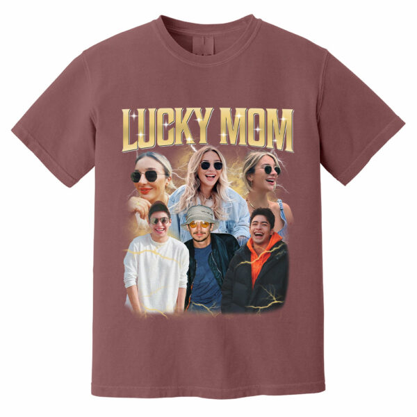 Lucky Mom Custom Bootleg Rap Tee, Custom Photo - Vintage Graphic 90s T-shirt, Custom Photo Shirt, Custom Your Own Bootleg Idea Here, Insert Your Design - Image 12