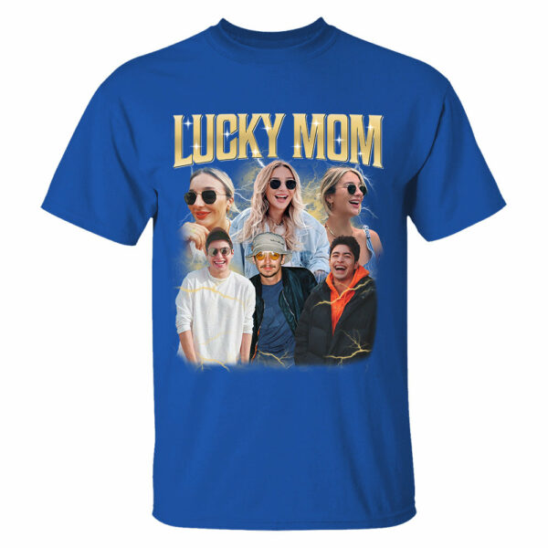 Lucky Mom Custom Bootleg Rap Tee, Custom Photo - Vintage Graphic 90s T-shirt, Custom Photo Shirt, Custom Your Own Bootleg Idea Here, Insert Your Design - Image 10