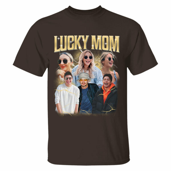 Lucky Mom Custom Bootleg Rap Tee, Custom Photo - Vintage Graphic 90s T-shirt, Custom Photo Shirt, Custom Your Own Bootleg Idea Here, Insert Your Design - Image 7
