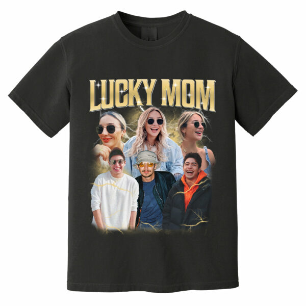 Lucky Mom Custom Bootleg Rap Tee, Custom Photo - Vintage Graphic 90s T-shirt, Custom Photo Shirt, Custom Your Own Bootleg Idea Here, Insert Your Design - Image 11