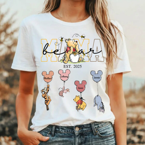 Mama Bear - Personalized Shirt For Mom