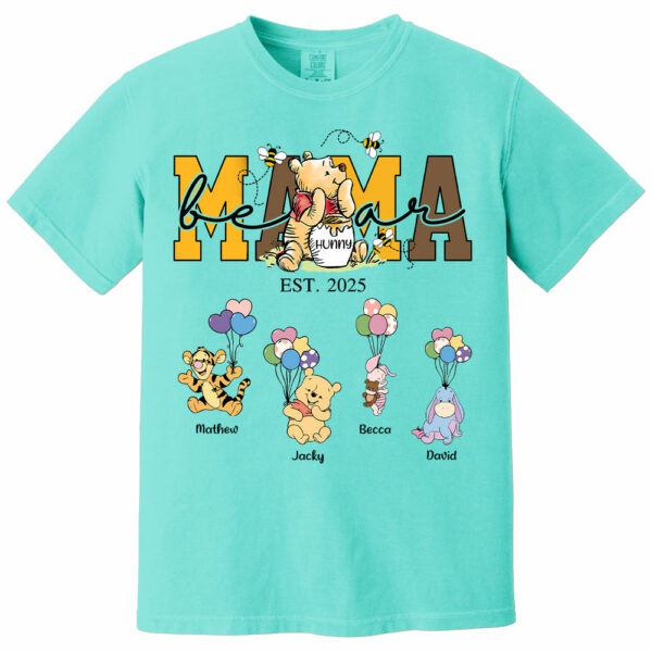 Mama Bear - Personalized Shirt Gift For Mom Tu24 - Image 6