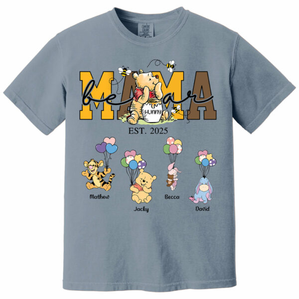 Mama Bear - Personalized Shirt Gift For Mom Tu24 - Image 7