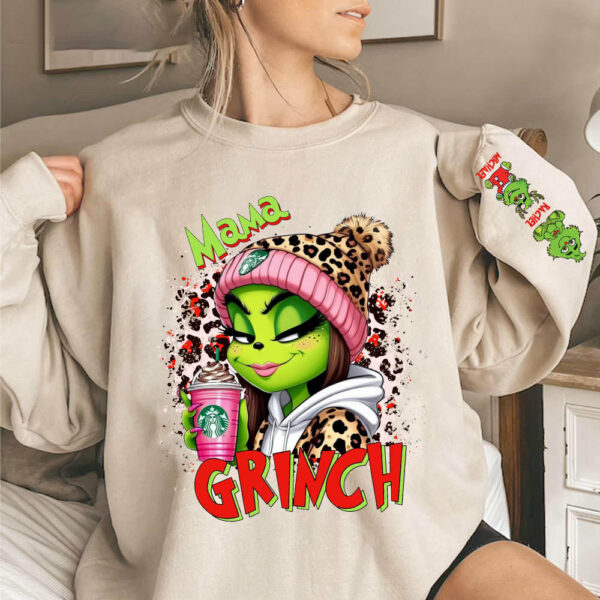 Mama Christmas Hoodie Personalized With Babies And Names - Personalized Shirt For Mom - Image 7