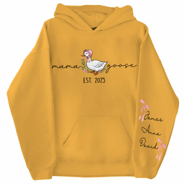 Mama Goose, Mama Silly Goose - Personalized Vintage Mama Goose Shirt - Image 14
