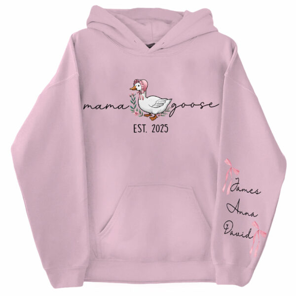 Mama Goose, Mama Silly Goose - Personalized Vintage Mama Goose Shirt - Image 10