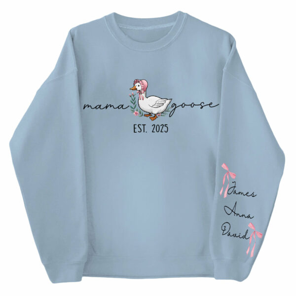 Mama Goose, Mama Silly Goose - Personalized Vintage Mama Goose Shirt - Image 11