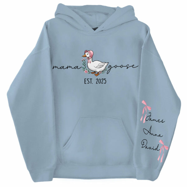 Mama Goose, Mama Silly Goose - Personalized Vintage Mama Goose Shirt - Image 12