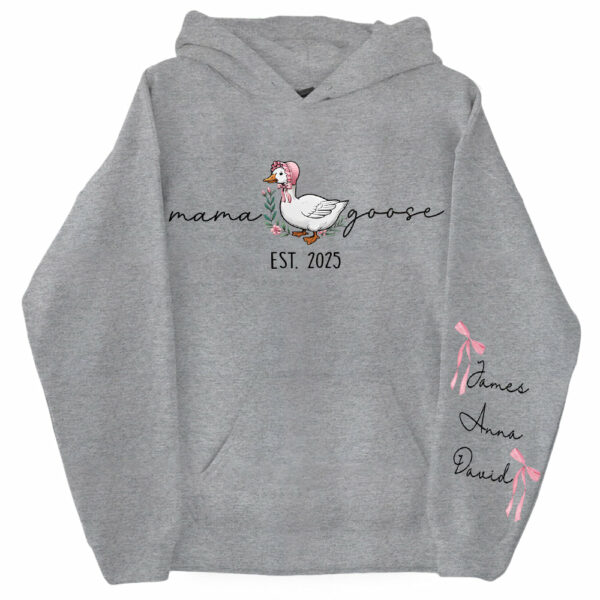Mama Goose, Mama Silly Goose - Personalized Vintage Mama Goose Shirt - Image 8