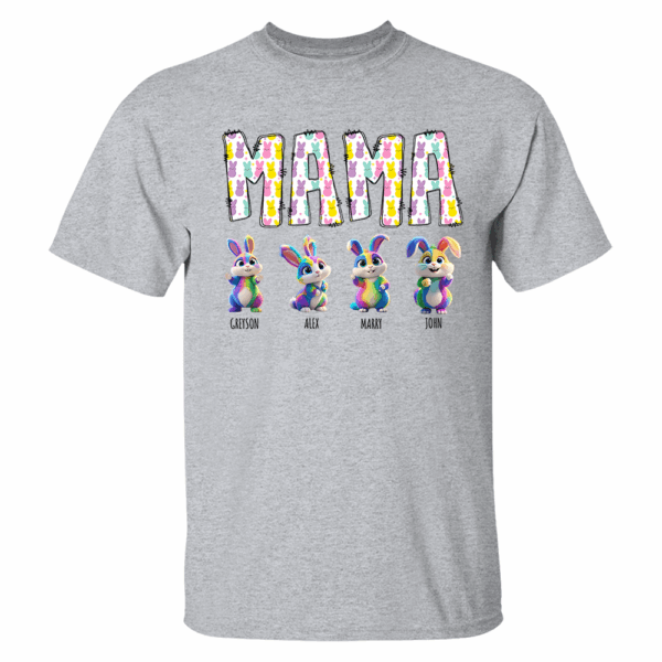 Mama Pepes - Personalized Grandma's Peeps Easter Day Shirt - Image 4