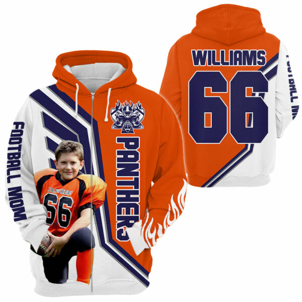 Mascot School Spirit Football Mom Personalized All Over Print Shirt For Football Family Football Mom Grandma H2511 - Image 4