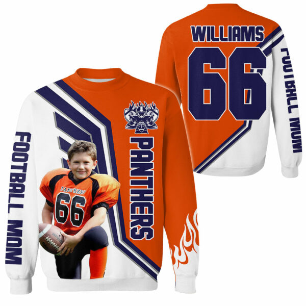 Mascot School Spirit Football Mom Personalized All Over Print Shirt For Football Family Football Mom Grandma H2511 - Image 2