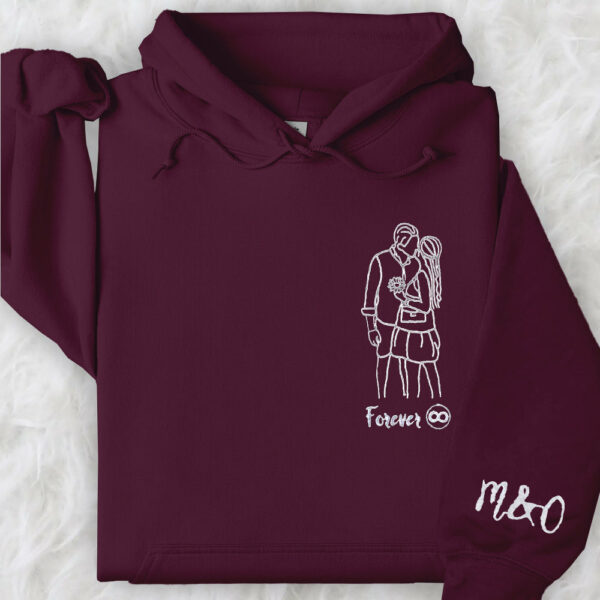 Matching Sweatshirts for Couples Custom Embroidered Sweaters Best Gift Idea for Him Her Girlfriend Boyfriend - Image 4