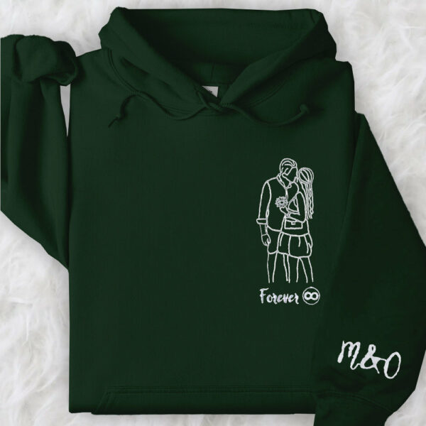 Matching Sweatshirts for Couples Custom Embroidered Sweaters Best Gift Idea for Him Her Girlfriend Boyfriend - Image 9