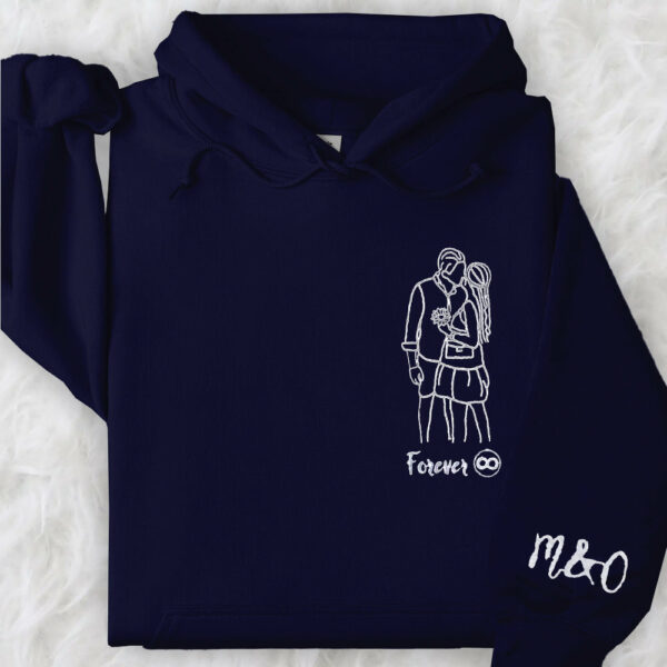 Matching Sweatshirts for Couples Custom Embroidered Sweaters Best Gift Idea for Him Her Girlfriend Boyfriend - Image 6