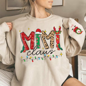 Mimi Claus - Custom Sweatshirt For Grandma Nana Mom - Best Family Gifts NA04